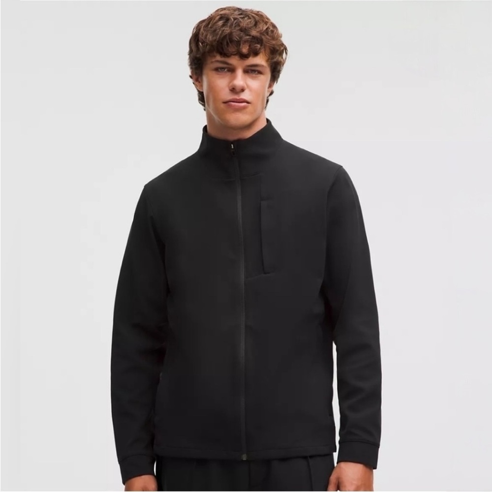 Lululemon Sojourn Black Full Zip Jacket Size L Athletic
